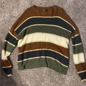 SHEIN Multicolor Striped Sweater